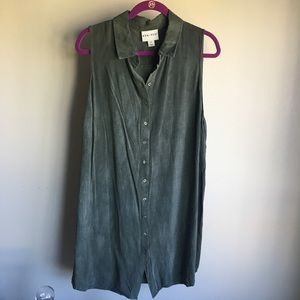 Ava & Viv Tops - Forrest Green Collared Tunic Ava & Viv Tops - Forrest Green Collared Tunic